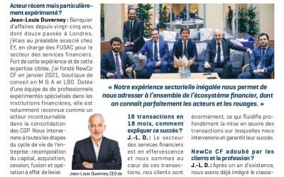 NewCo CF acteur de référence de la consolidation des CGP